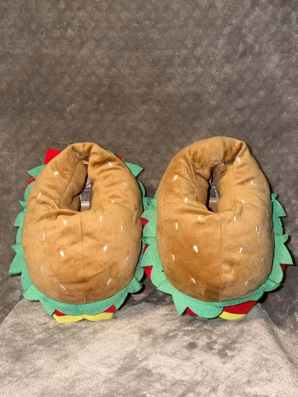 Carter's Nathan Hamburger Plush Slippers